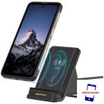 Ulefone Ασύρματος Φορτιστής (Qi Pad) 50W Γκρι (WCS01)